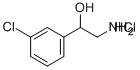 2-AMINO-1-(3-CHLORO-PHENYL)-ETHANOL HCL Structure