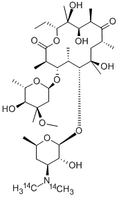 ERYTHROMYCIN, [N-METHYL-14C] Structure