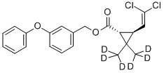 TRANS-PERMETHRIN D6 (DIMETHYL D6) Structure