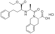 Quinapril hydrochloride  Structure