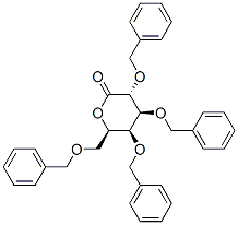 2,3,4,6-Tetrakis-O-(phenylmethyl)-D-galactonic Acid d-Lactone Structure
