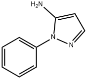 5-AMINO-1-PHENYLPYRAZOLE Structure