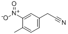 2-(4-METHYL-3-NITROPHENYL)ACETONITRILE Structure