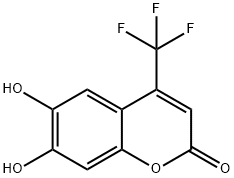 6,7-DIHYDROXY-4-(TRIFLUOROMETHYL)COUMARIN Structure