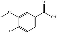 4-FLUORO-3-METHOXYBENZOIC ACID Structure