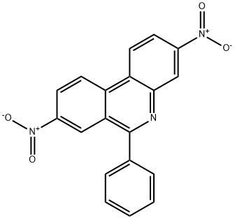 3,8-DINITRO-6-PHENYLPHENANTHRIDINE Structure