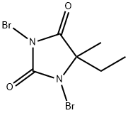 1,3-DIBROMO-5-ETHYL-5-METHYLHYDANTOIN Structure