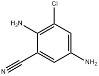 2,5-DIAMINO-3-CHLOROBENZONITRILE Structure