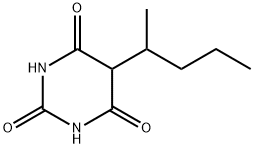 5-(sec-pentyl)barbituric acid Structure
