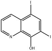 5,7-Diiodo-8-quinolinol Structure