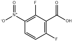 2,6-DIFLUORO-3-NITROBENZOIC ACID Structure