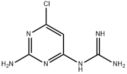 2-AMINO-4-CHLORO-6-GUANIDINOPYRIMIDINE Structure