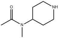N-METHYL-N-4-PIPERIDINYLACETAMIDE Structure