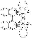 (R,R)-ETHYLENEBIS-(4,5,6,7-TETRAHYDRO-1-INDENYL)-TITANIUM(IV)-(R)-(1,1'-BINAPHTHYL-2) Structure