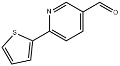 6-Thien-2-ylnicotinaldehyde Structure