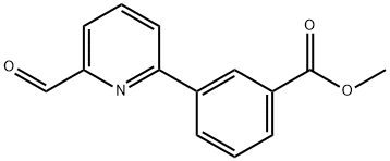 METHYL 3-(6-FORMYL-2-PYRIDINYL)BENZOATE Structure