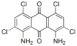 1,8-diamino-2,4,5,7-tetrachloroanthraquinone Structure