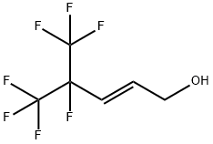 4,5,5,5-TETRAFLUORO-4-(TRIFLUOROMETHYL)PENT-2-EN-1-OL Structure