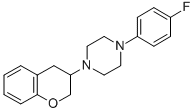 1-(3,4-Dihydro-2H-1-benzopyran-3-yl)-4-(4-fluorophenyl)piperazine Structure
