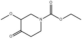N-Carbethoxy-3-methoxy-4-piperidone Structure