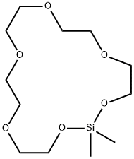 1,1-DIMETHYLSILA-17-CROWN-6 Structure