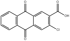 2-CHLOROANTHRAQUINONE-3-CARBOXYLIC ACID Structure