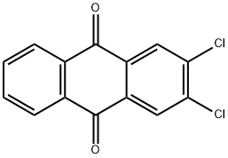 2,3-Dichloroanthraquinone Structure
