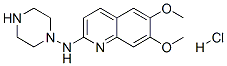 2-PIPERAZINE-4-AMINO-6,7-DIMETHOXY QUINOLINE HYDROCHLORIDE Structure