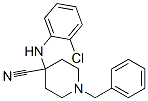 1-benzyl-4-[(2-chlorophenyl)amino]piperidine-4-carbonitrile Structure