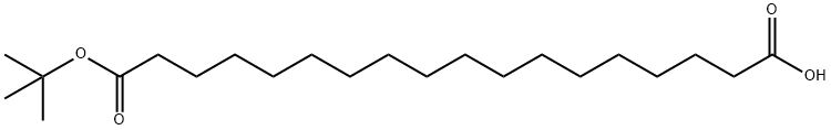 18-(tert-Butoxy)-18-oxooctadecanoic Acid Structure