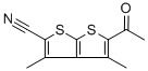 5-ACETYL-3,4-DIMETHYLTHIENO[2,3-B]THIOPHENE-2-CARBONITRILE Structure
