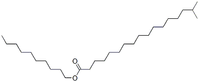 decyl isooctadecanoate Structure