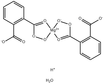 Monoperoxyphthalic acid magnesium salt hexahydrate Structure
