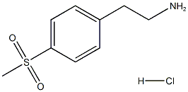 2-[(4-METHYLSULFONYL)PHENYL]ETHYLAMINEHYDROCHLORIDE
 Structure