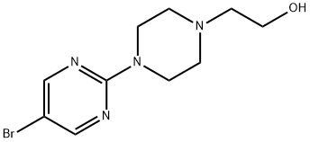 2-[4-(5-BROMOPYRIMIDIN-2-YL)PIPERAZIN-1-YL]ETHANOL Structure