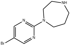 1-(5-BROMOPYRIMIDIN-2-YL)[1,4]DIAZEPANE
 Structure