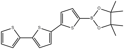 2,2':5',2"-Terthiophene-5-boronic acid pinacol ester, 97% Structure