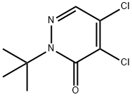 2-(TERT-BUTYL)-4,5-DICHLORO-2,3-DIHYDROPYRIDAZIN-3-ONE Structure