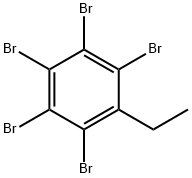 2,3,4,5,6-Pentabromoethylbenzene Structure