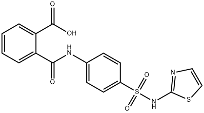 Phthalylsulfathiazole Structure