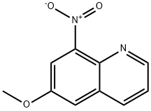 6-METHOXY-8-NITROQUINOLINE Structure