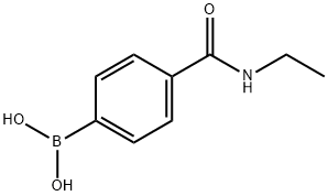4-(N-ETHYLAMINOCARBONYL)PHENYLBORONIC ACID Structure
