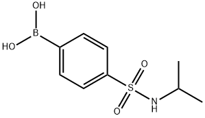 4-(N-ISOPROPYLSULFAMOYL)PHENYLBORONIC ACID Structure