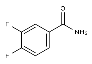 3,4-DIFLUOROBENZAMIDE Structure