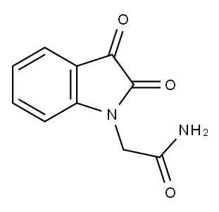 2-(2,3-dioxo-2,3-dihydro-1H-indol-1-yl)acetamide Structure