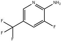 2-Amino-3-fluoro-5-(trifluoromethyl)pyridine Structure