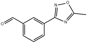 3-(5-METHYL-1,2,4-OXADIAZOL-3-YL)BENZALDEHYDE Structure