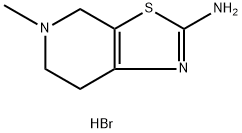 4,5,6,7-tetrahydro-5-methylthiazolo[5,4-c]pyridin-2-amine dihydrobromide Structure