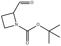 2-FORMYL-AZETIDINE-1-CARBOXYLIC ACID TERT-BUTYL ESTER Structure