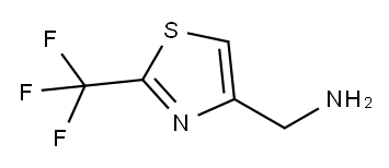 2-(Trifluoromethyl)-4-thiazolemethanamine Structure